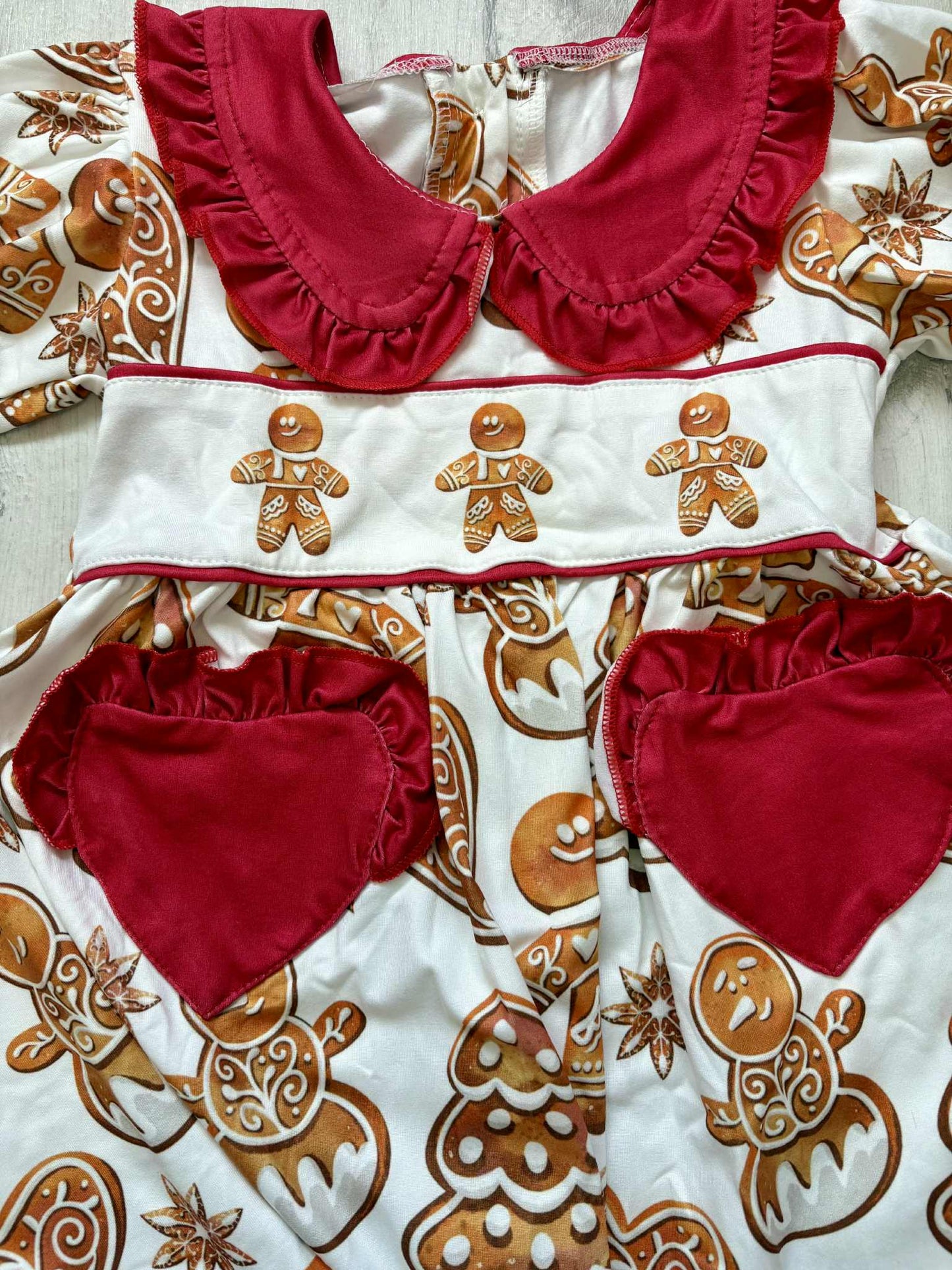 Girls Gingerbread Christmas Pyjamas