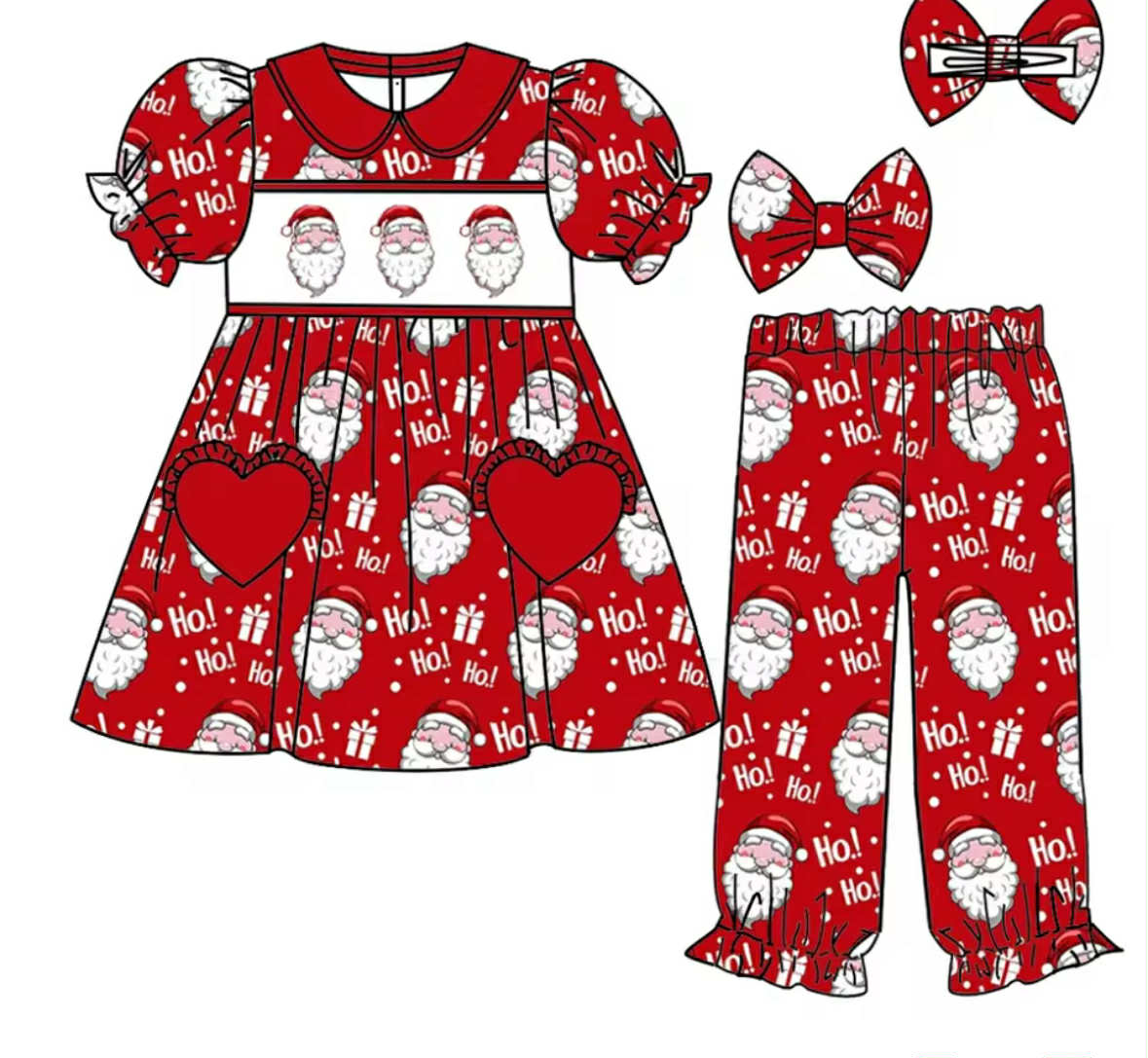 Girls Ho Ho Ho Pyjamas