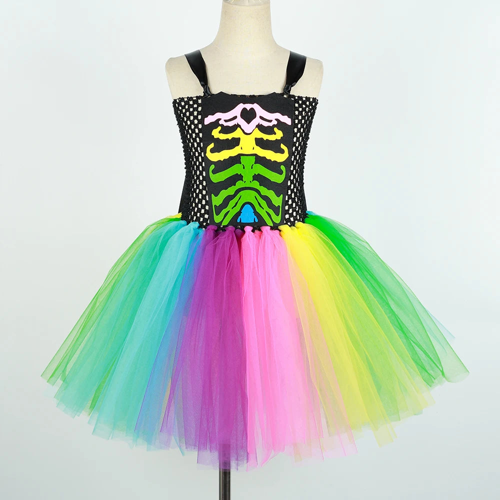 Rainbow Skeleton Dress