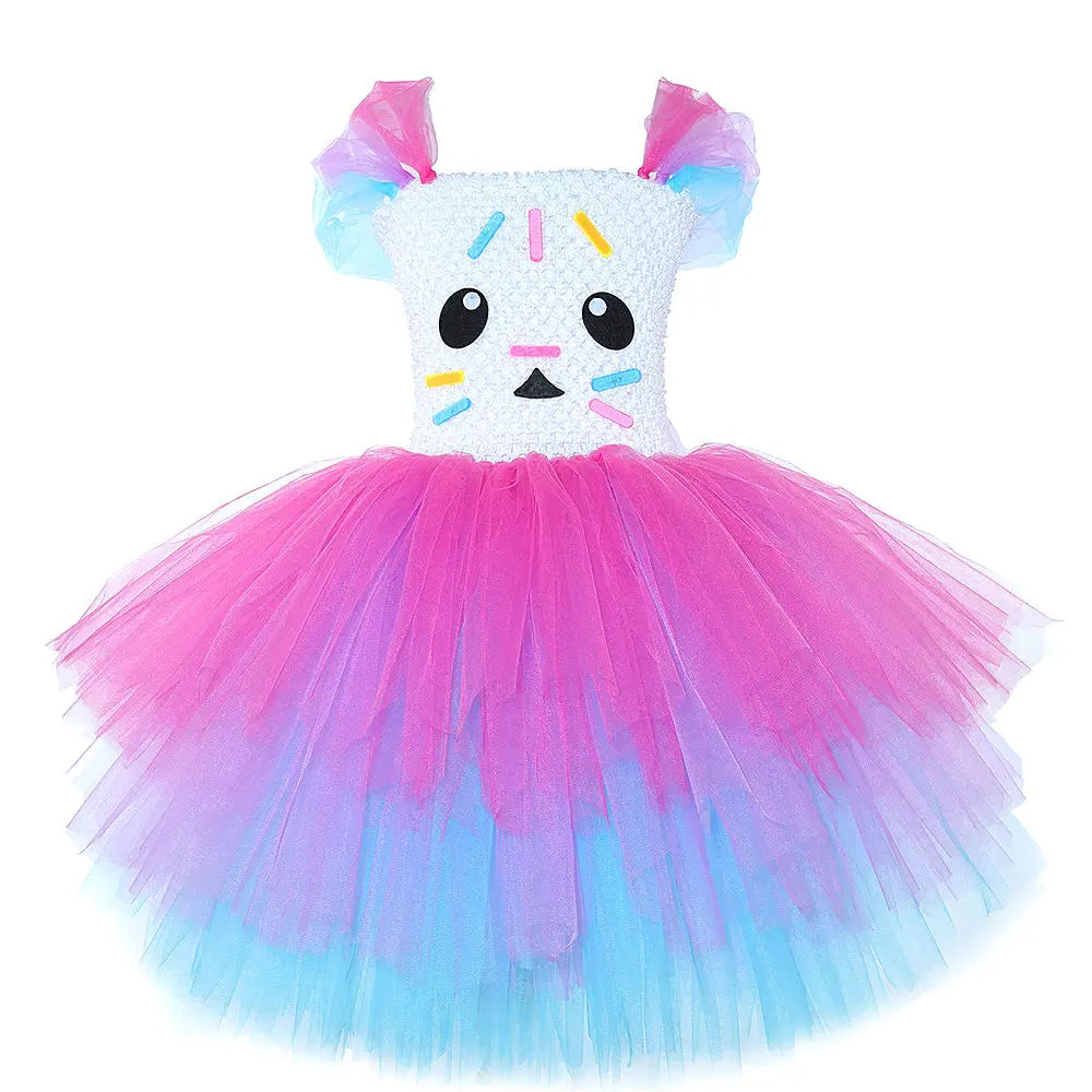 Gabby Cat Puffball Dress