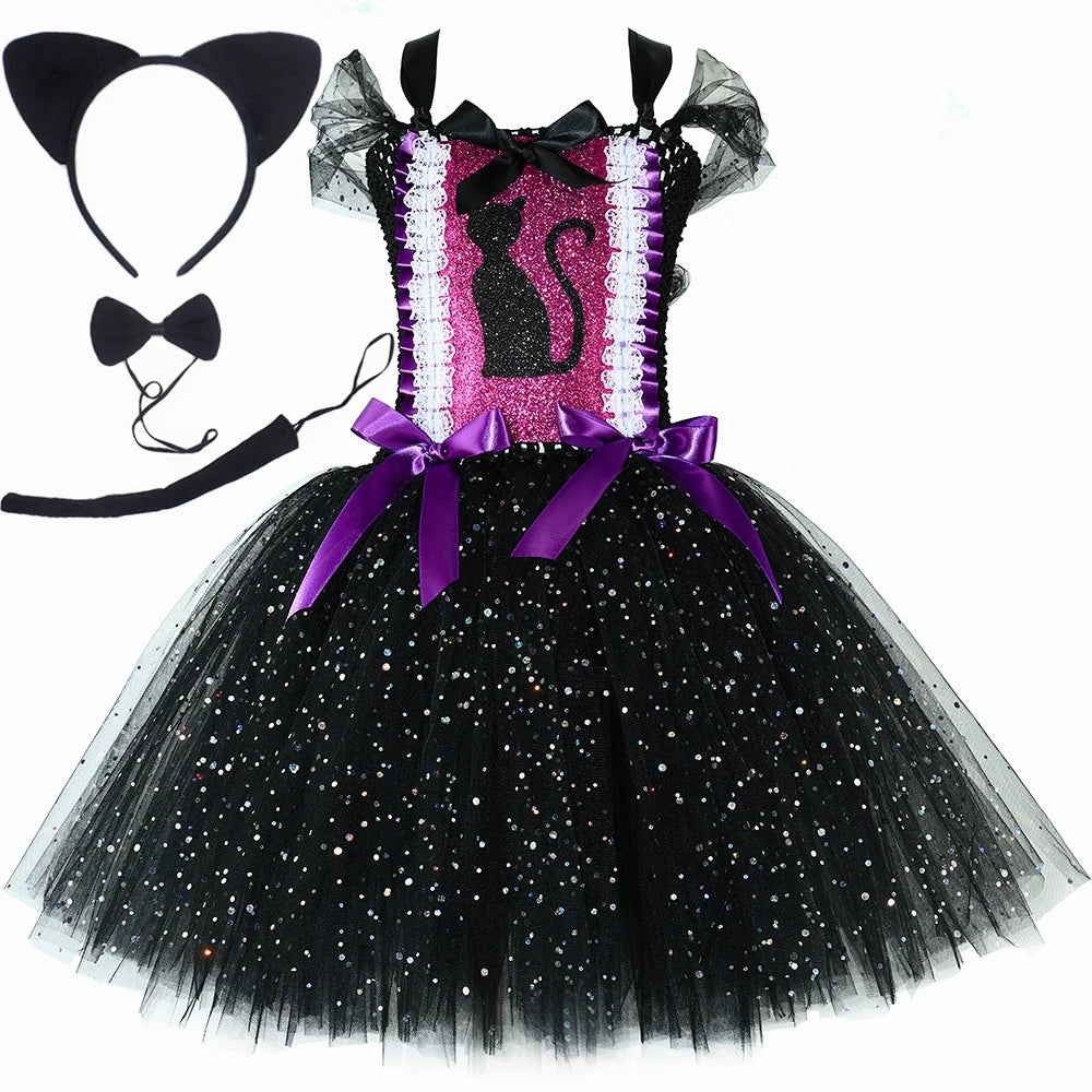 Glitter Cat Dress