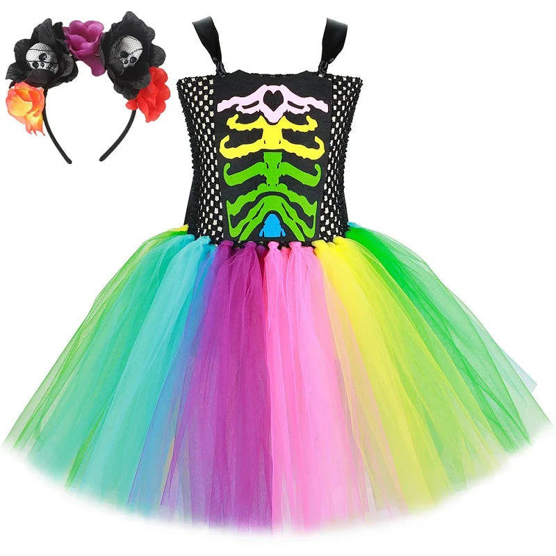 Rainbow Skeleton Dress