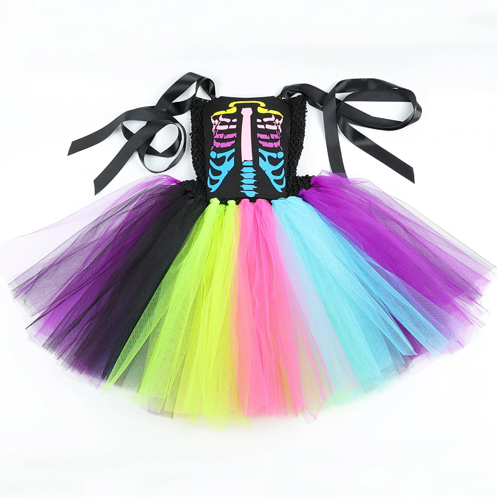 Rainbow Skeleton Dress