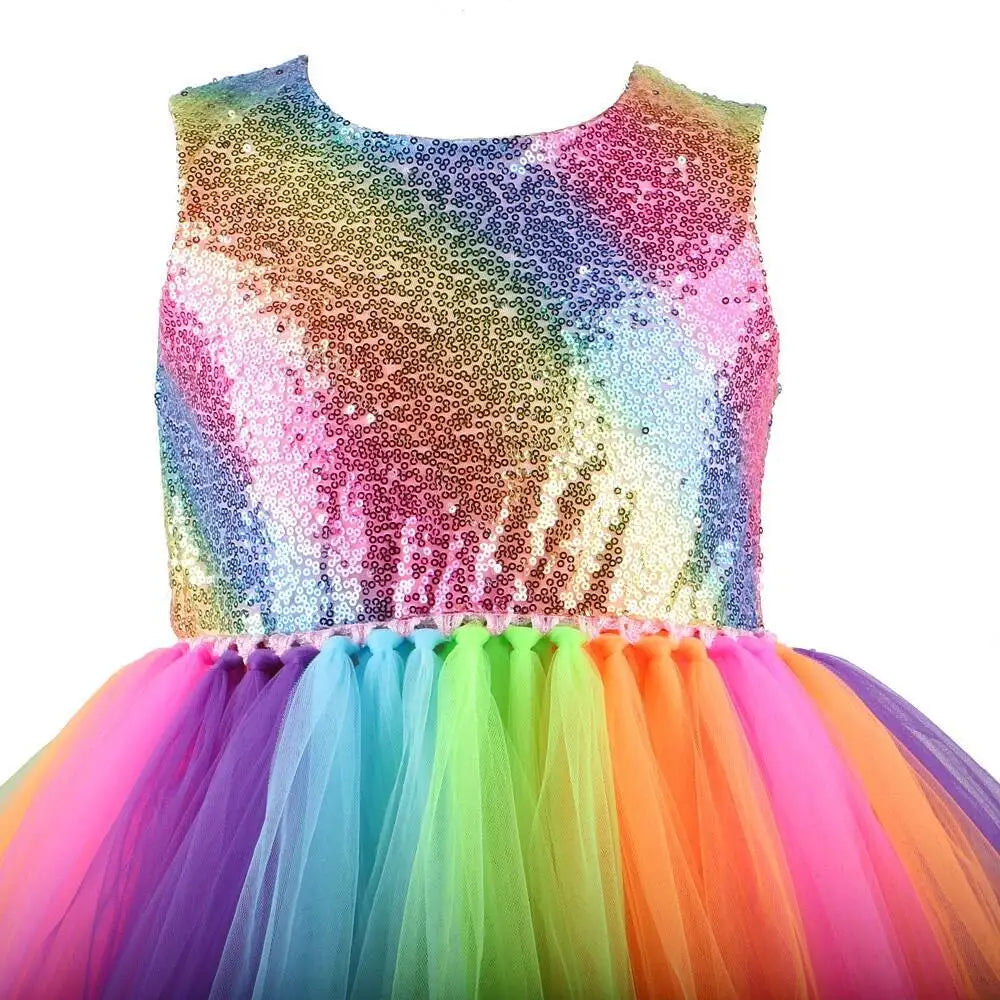 Rainbow Glitter Dress