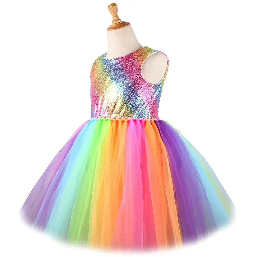Rainbow Glitter Dress