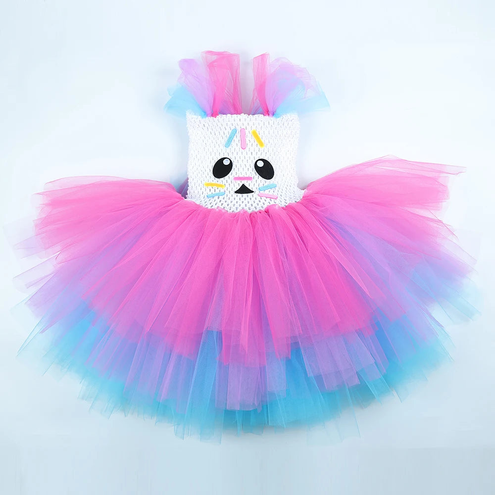 Gabby Cat Puffball Dress