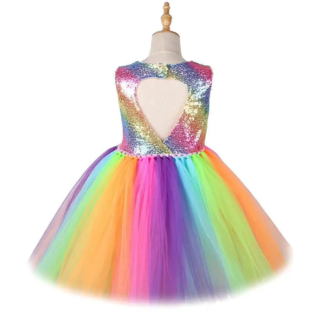 Rainbow Glitter Dress