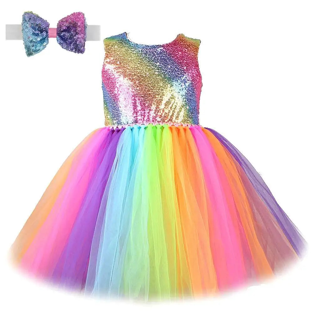 Rainbow Glitter Dress