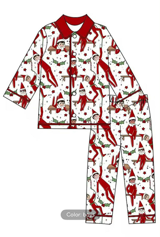 Boys Elf On The Shelf Pyjamas